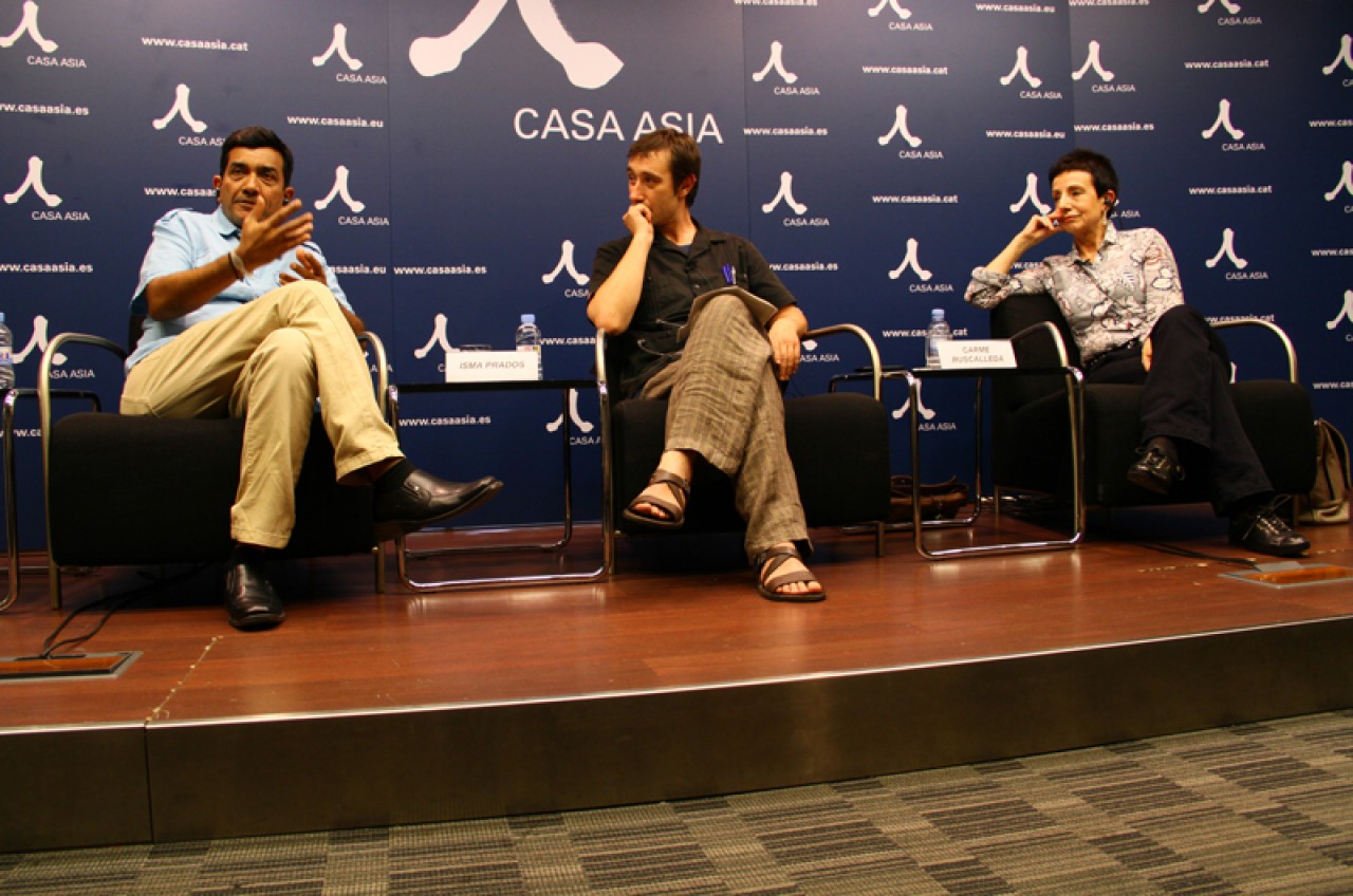 Sanjeev Kapoor y Carme Ruscalleda dialogan sobre gastronomía en Casa Asia