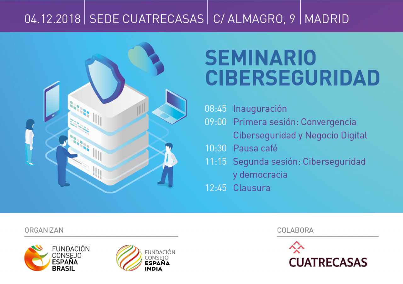 Seminario sobre Ciberseguridad España-India-Brasil