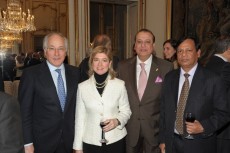 Vice-President of the FCEI, Mr. Juan María Nin; Secretary of State for Trade, Ms. Silvia Iranzo; Vice-President of the FCEI, Mr. Mohan Chainani, and the Political Advisor of the Indian Embassy in Spain.