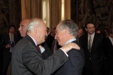 Minister Moratinos and the Vice-President of the FCEI, Mr. Juan María Nin.