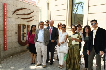 Los Líderes Indios en la Universidad Autónoma de Barcelona y la Pompeu Fabra 