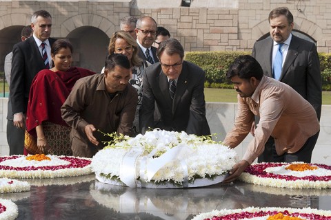 Artur Mas realiza una visita oficial a la India